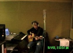 Martin playing guitar