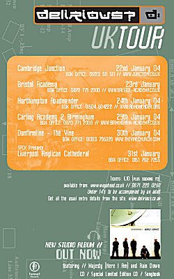 World Service UK Tour Flyer