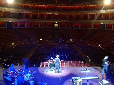 Delirious? at the Royal Albert Hall during sound check Delirious? at the Royal Albert Hall during sound check