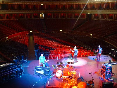 Delirious? at the Royal Albert Hall during sound check Delirious? at the Royal Albert Hall during sound check