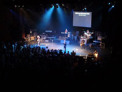 The stage seen from the balcony