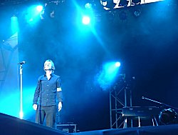 Martin stands to attention