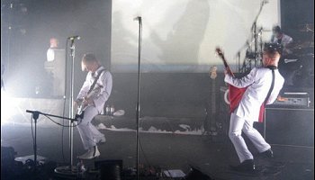 Delirious? stagger around the stage