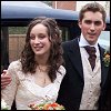 Clare & Tom at the wedding