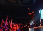 Martin with his megaphone