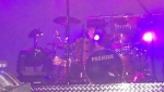 Stew hidden amongst the drums