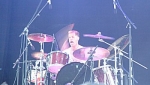 Stew wearing his best drummers face